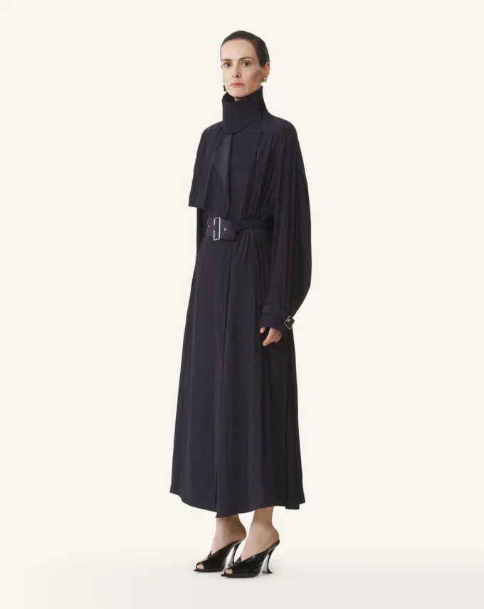 Trench en charmeuse