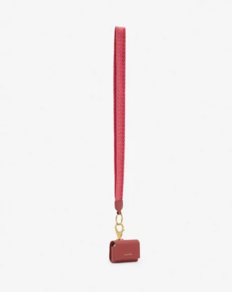 Étui en cuir signature Lanvin pour Airpods Pro