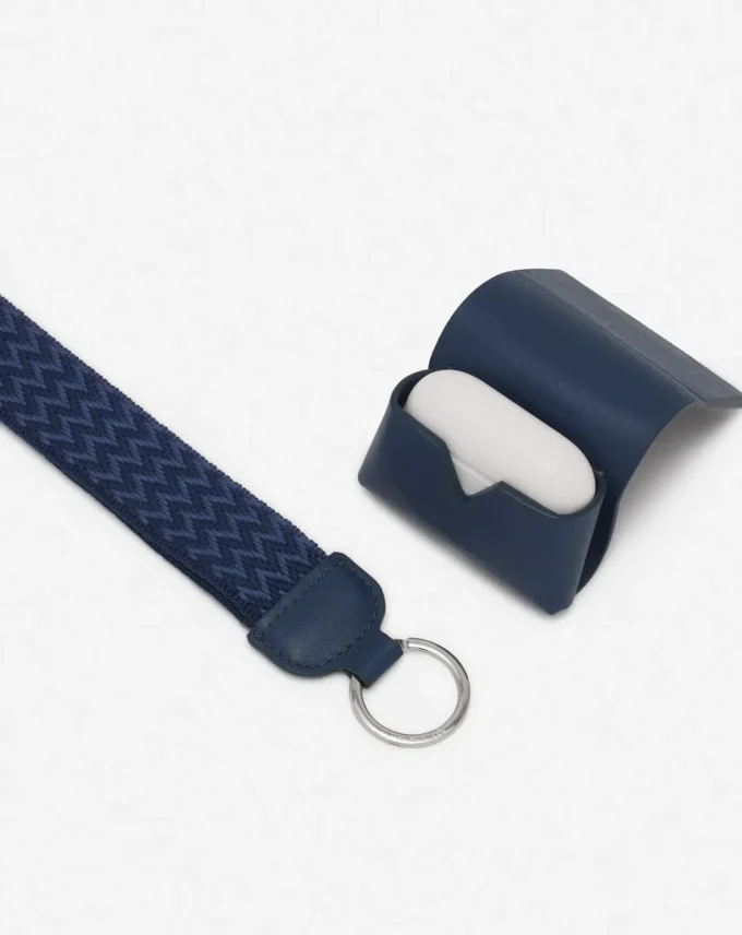 Étui en cuir signature Lanvin pour Airpods Pro