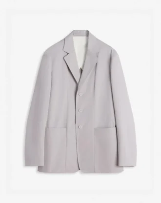 Veste droite en coton