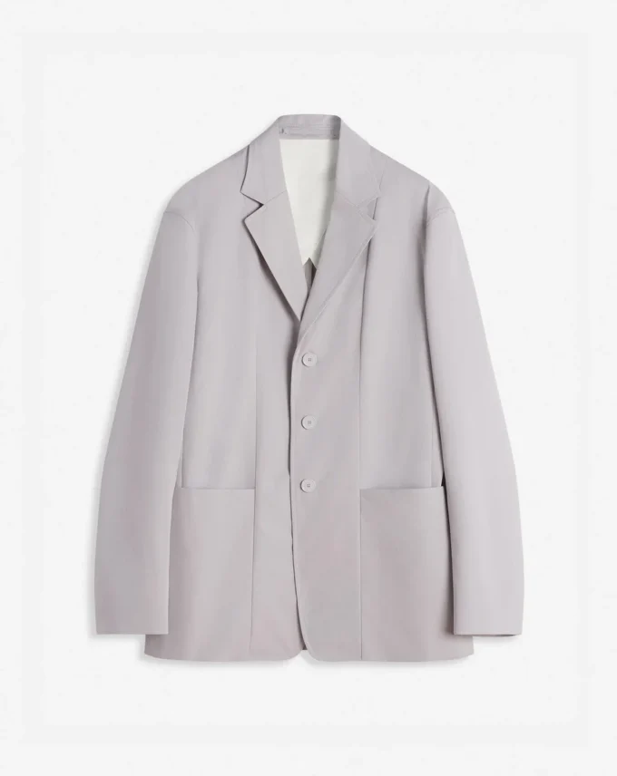 Veste droite en coton
