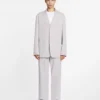 Veste droite en coton