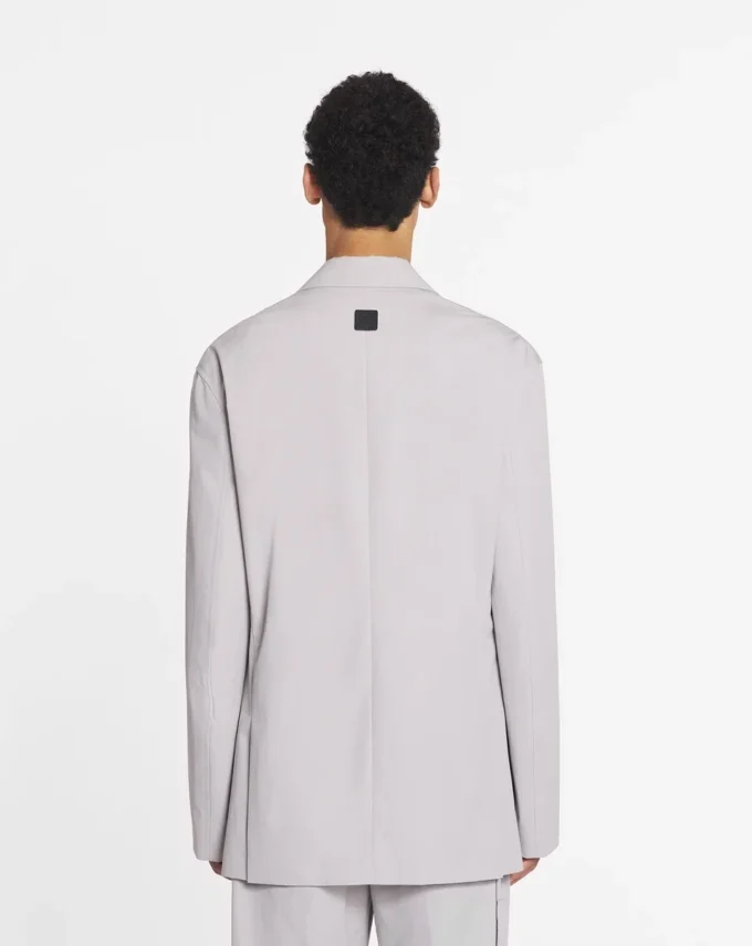 Veste droite en coton