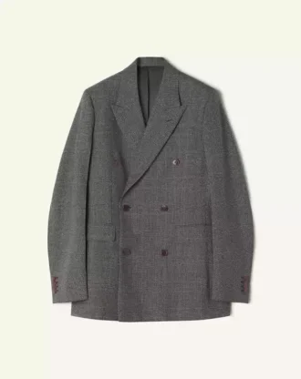 Veste en laine Prince de Galles