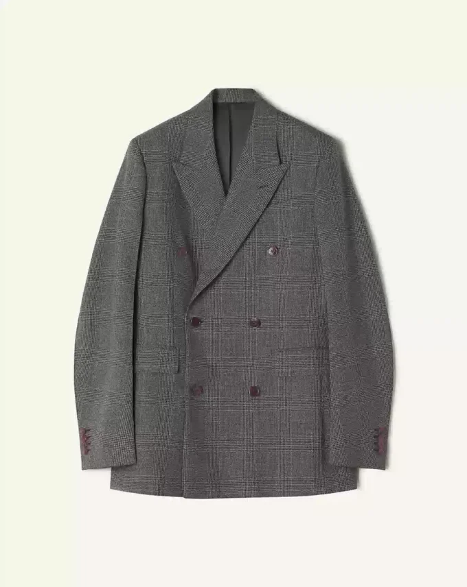 Veste en laine Prince de Galles