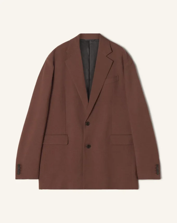 Veste oversize en flanelle