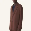 Veste oversize en flanelle