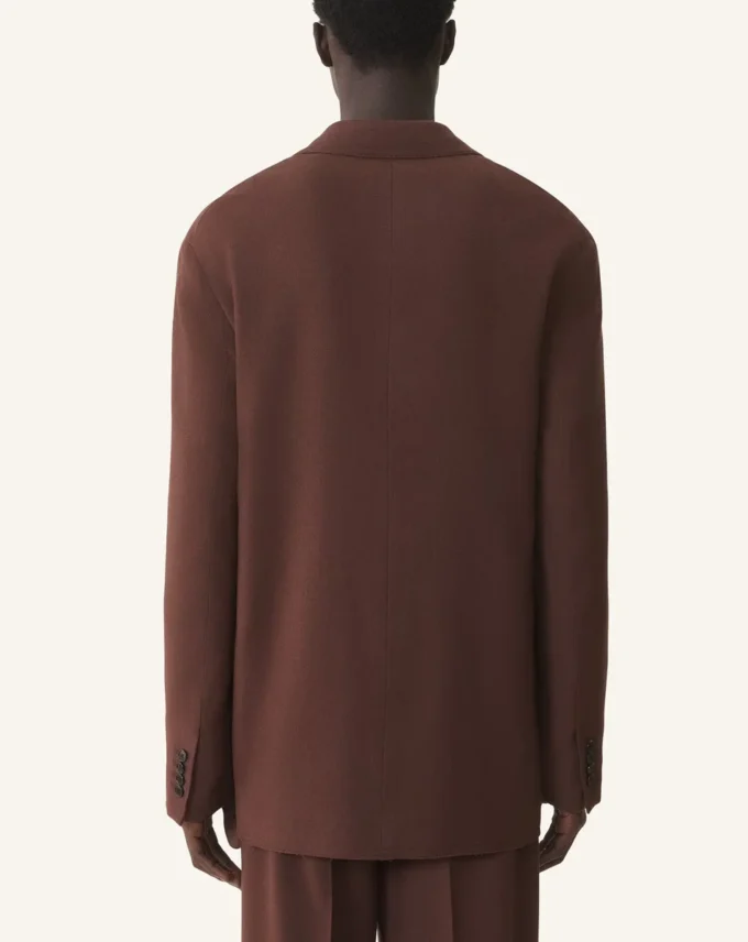 Veste oversize en flanelle