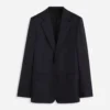 Veste à poches à rabat et boutonnage simple