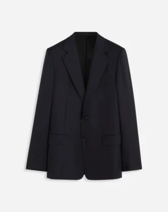 Veste à poches à rabat et boutonnage simple