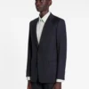 Veste à poches à rabat et boutonnage simple