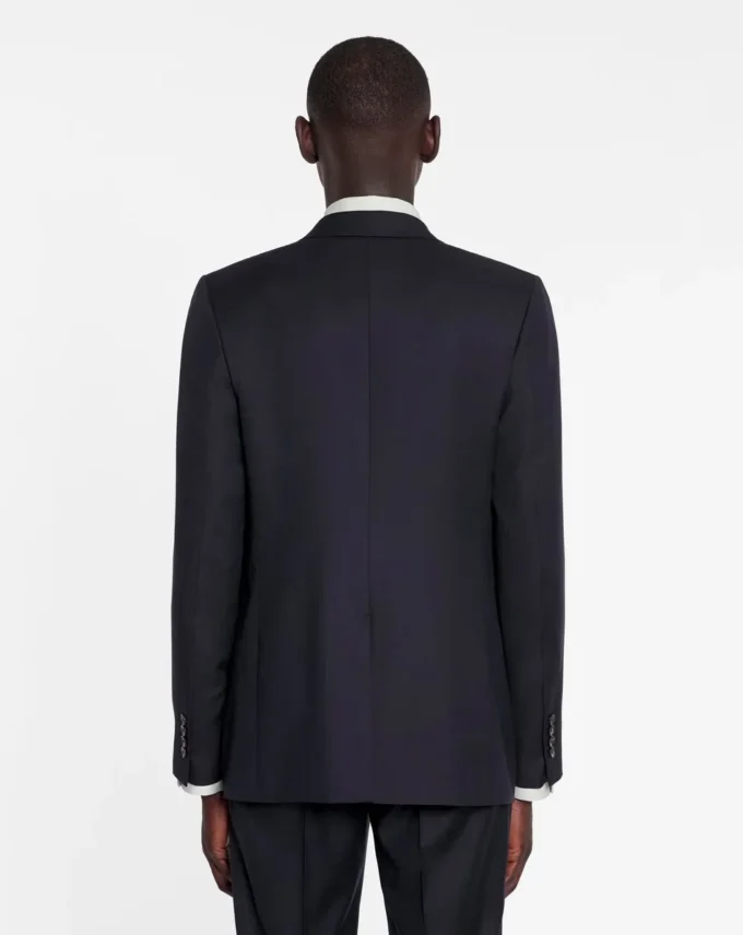 Veste à poches à rabat et boutonnage simple