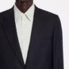 Veste à poches à rabat et boutonnage simple