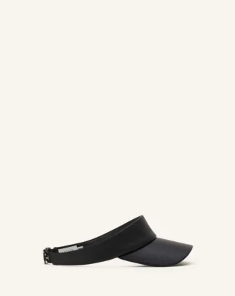 Visière en cuir Lanvin