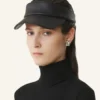Visière en cuir Lanvin