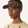 Visière imprimé léopard Lanvin