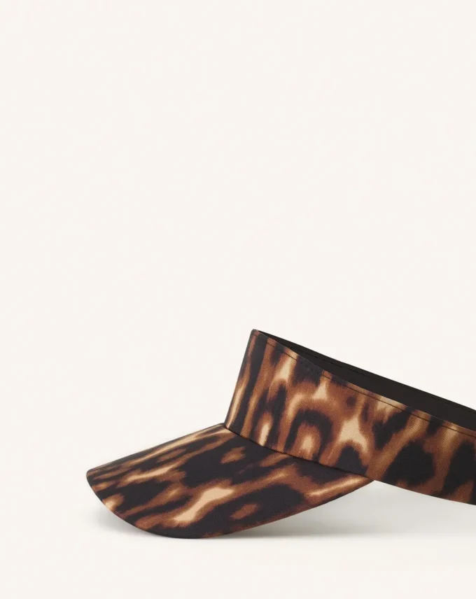 Visière imprimé léopard Lanvin